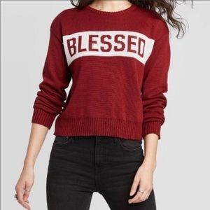 Women’s crewneck sweater Burgundy